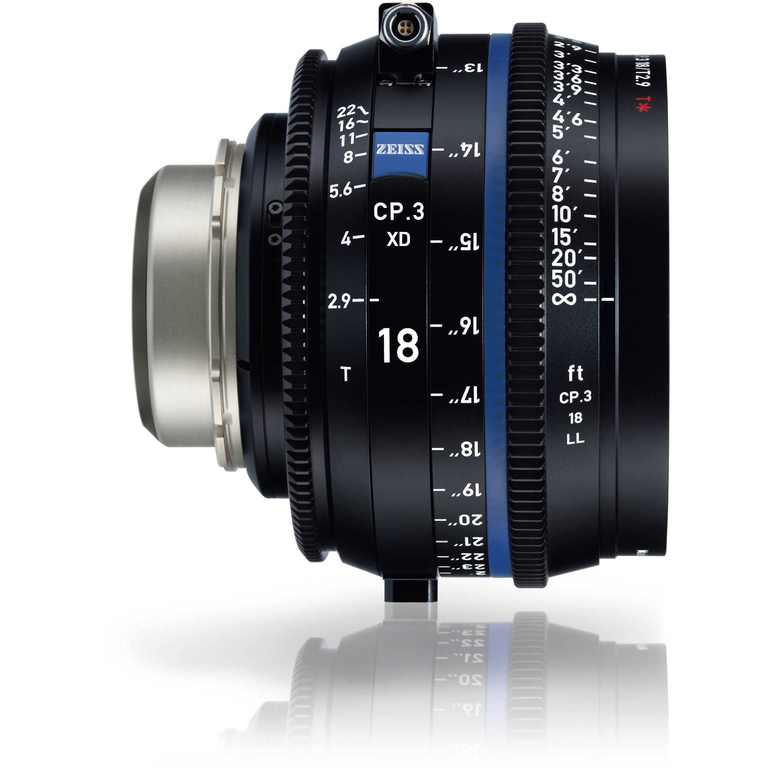 Объектив Zeiss CP.3 - 2.9/18 - metric - XD eXtended Data, PL