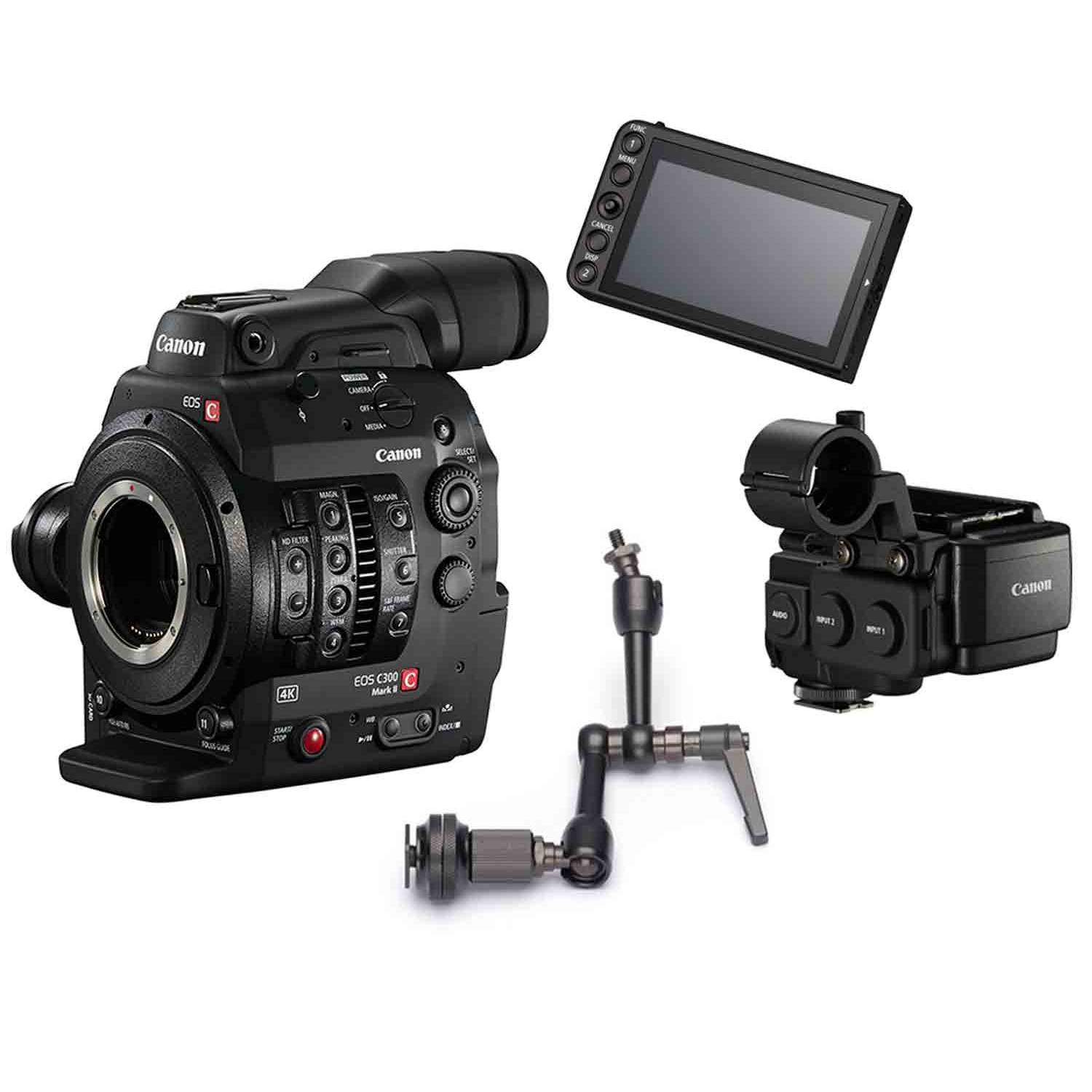 Цифровая кинокамера Canon EOS C300 Mark II Touch Kit Цифровая кинокамера Canon EOS C300 Mark II Touch Kit
