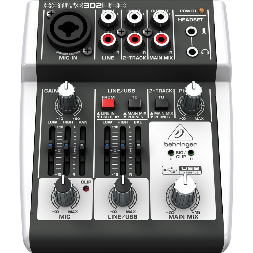 Микшерный пульт Behringer 302USB