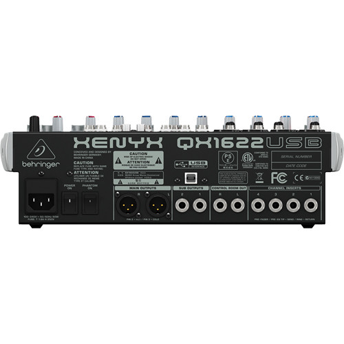 Микшерный пульт Behringer QX1622USB