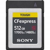 Карта памяти Sony 512GB CFexpress Type B 1700MB/s Карта памяти Sony 512GB CFexpress Type B 1700MB/s