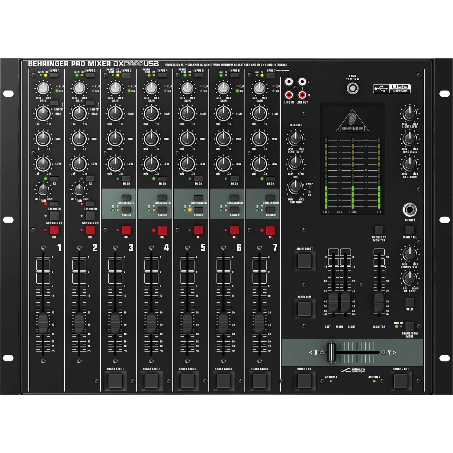 Цифровой микшерный пульт Behringer DX2000USB