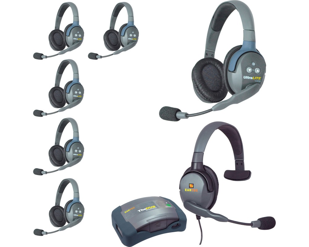 Комплект служебной связи Eartec HUB 7-DMXS