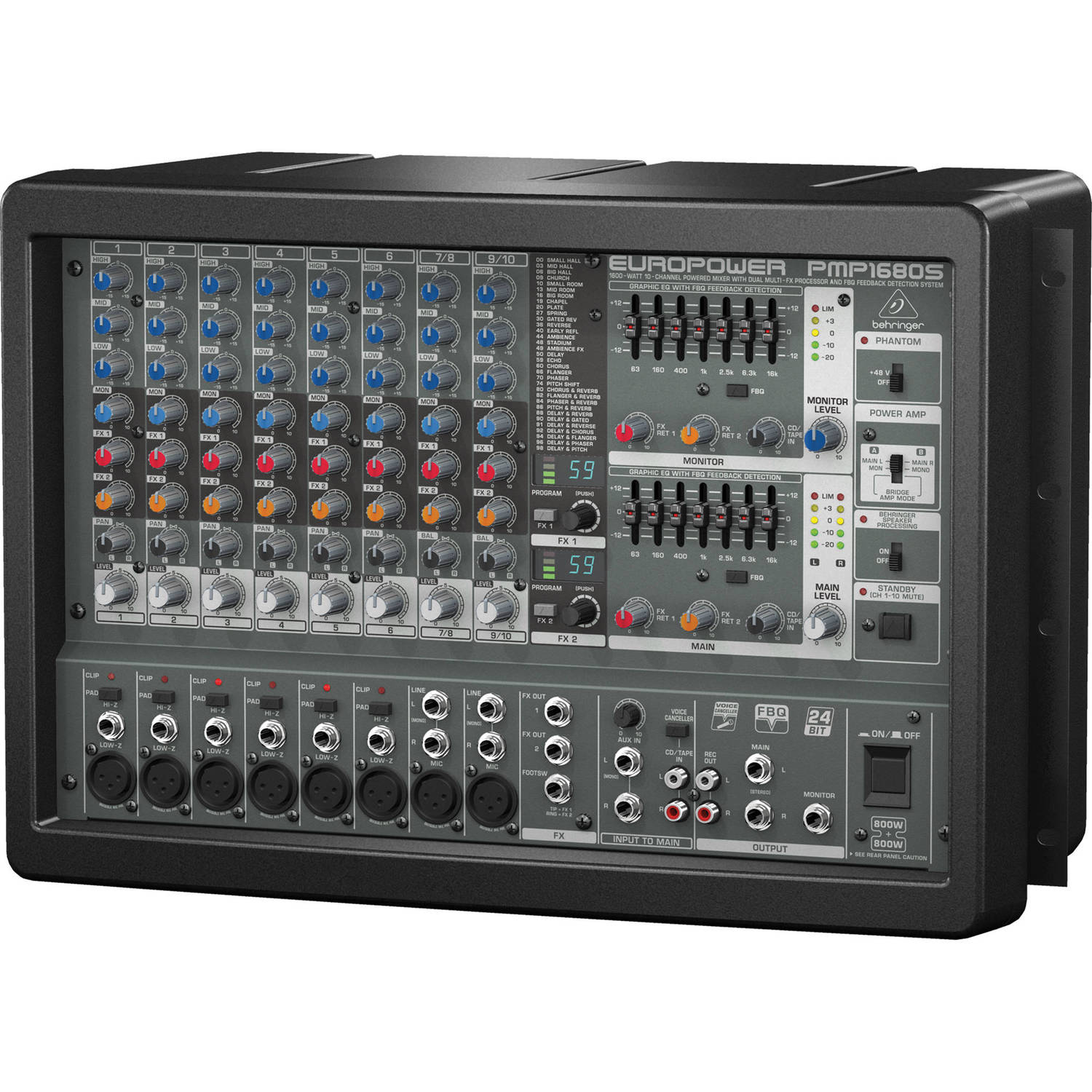 Активный микшер Behringer PMP1680S