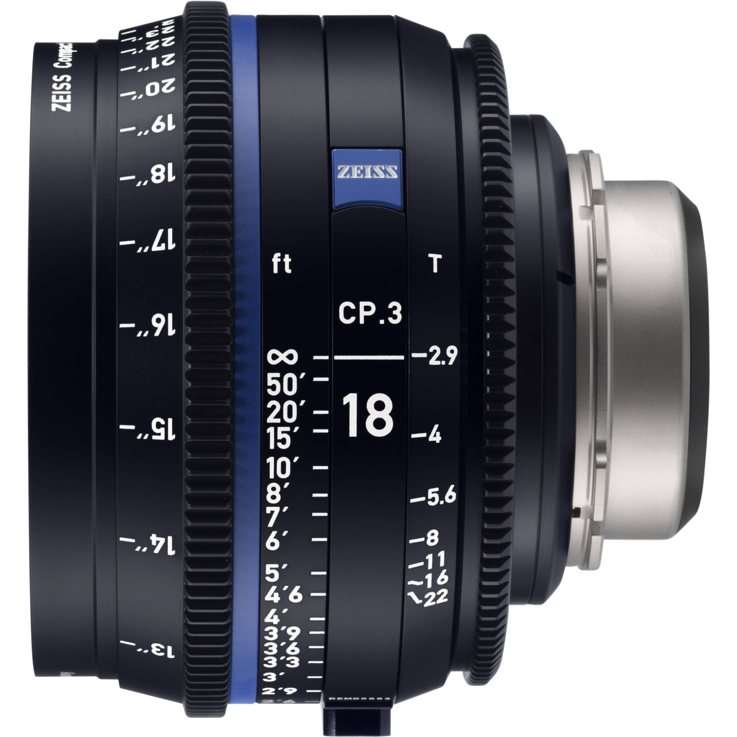 Объектив Zeiss CP.3 - 2.9/18 - metric, MFT