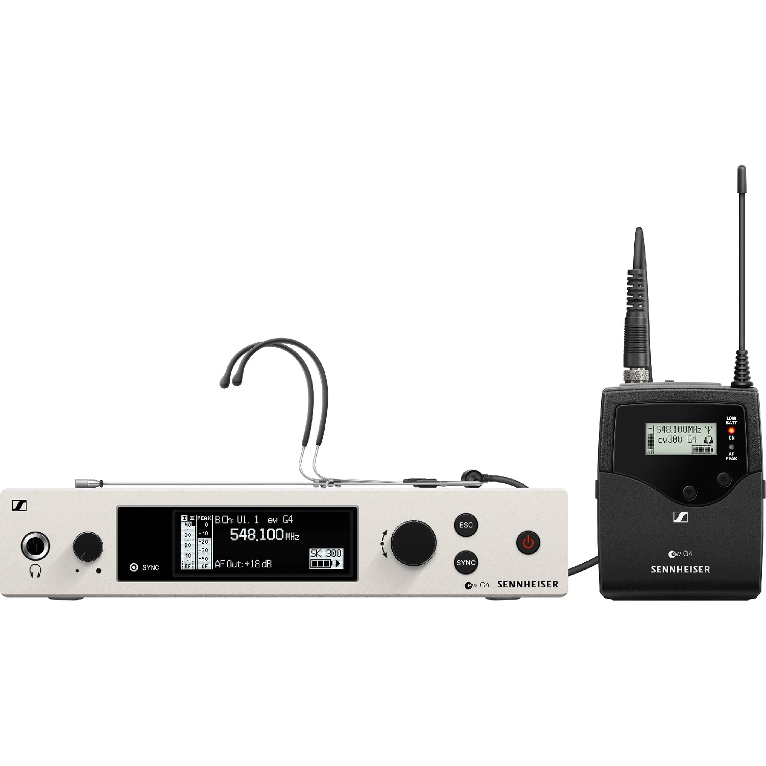 Радиосистема Sennheiser EW 300 G4-HEADMIC1-RC-AW+