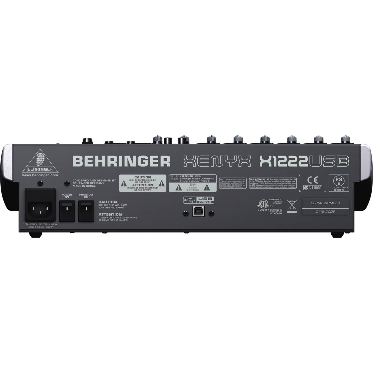 Микшерный пульт Behringer X1222USB