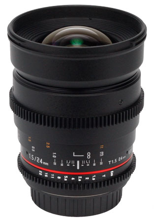 Объектив Samyang 24mm T1.5 ED AS UMC VDSLR Sony E