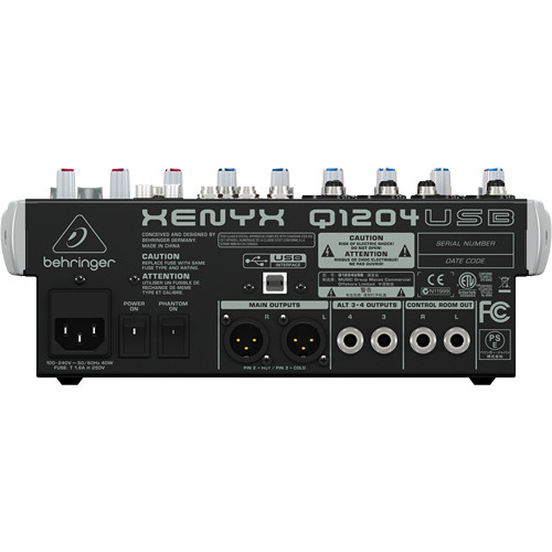 Микшерный пульт Behringer Q1204USB