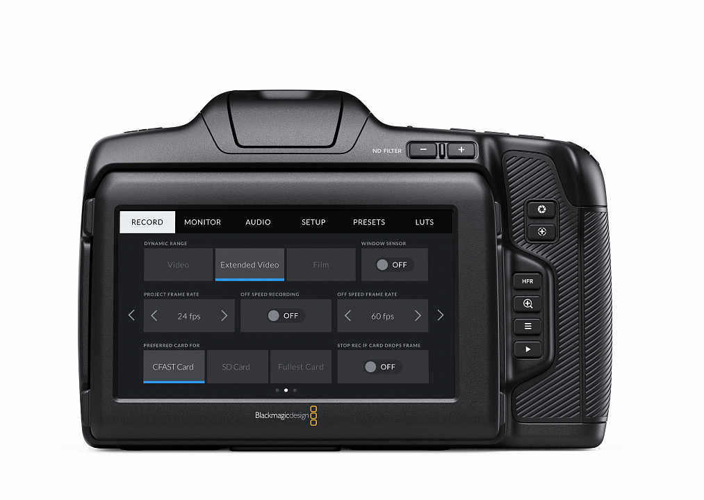 Цифровая кинокамера Blackmagic Pocket Cinema Camera 6K pro Цифровая кинокамера Blackmagic Pocket Cinema Camera 6K pro