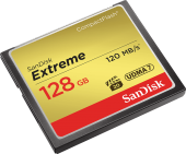 Карта памяти Sandisk 128GB Extreme CompactFlash 120MB/s Карта памяти Sandisk 128GB Extreme CompactFlash 120MB/s