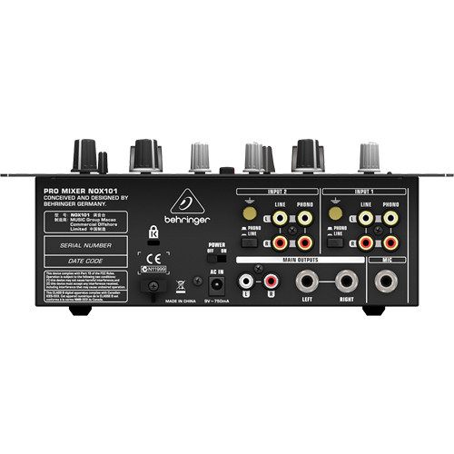 Диджейский микшер Behringer NOX101