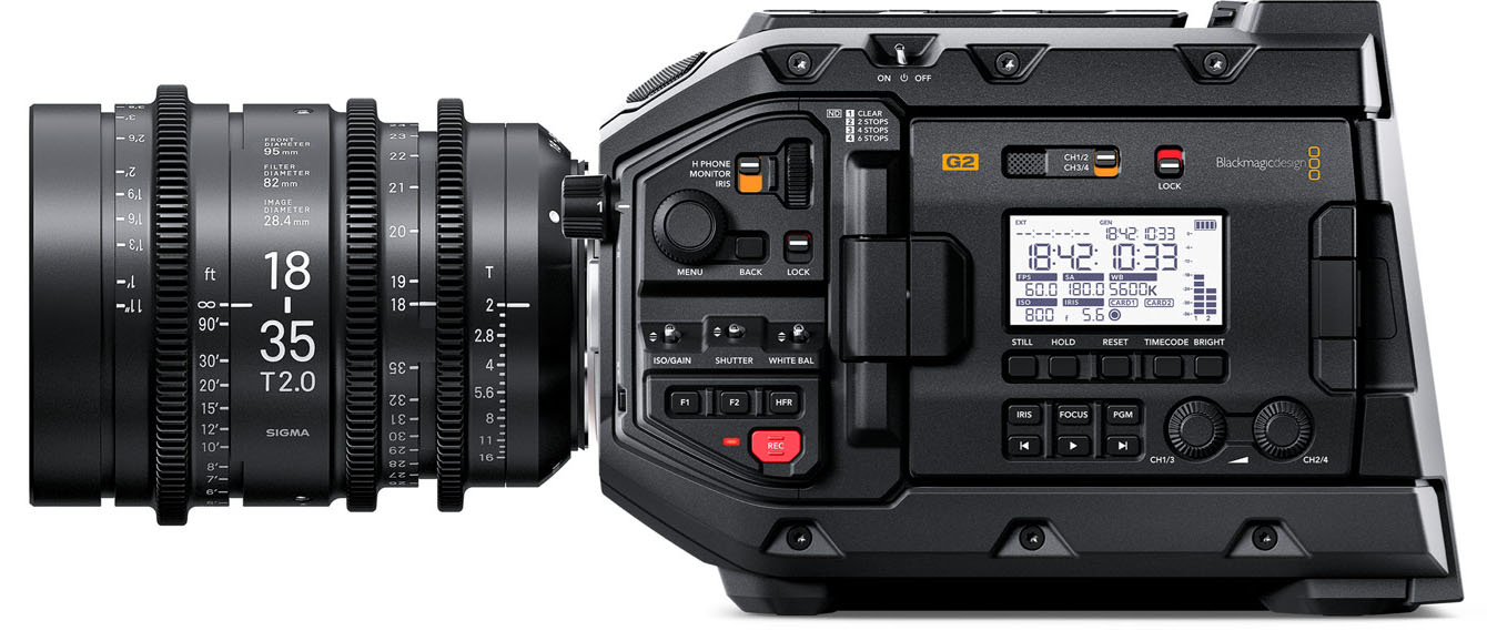 Цифровая кинокамера Blackmagic URSA Mini Pro 4.6K G2