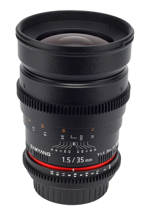 Объектив Samyang 35mm T1.5 ED AS UMC VDSLR Canon EF