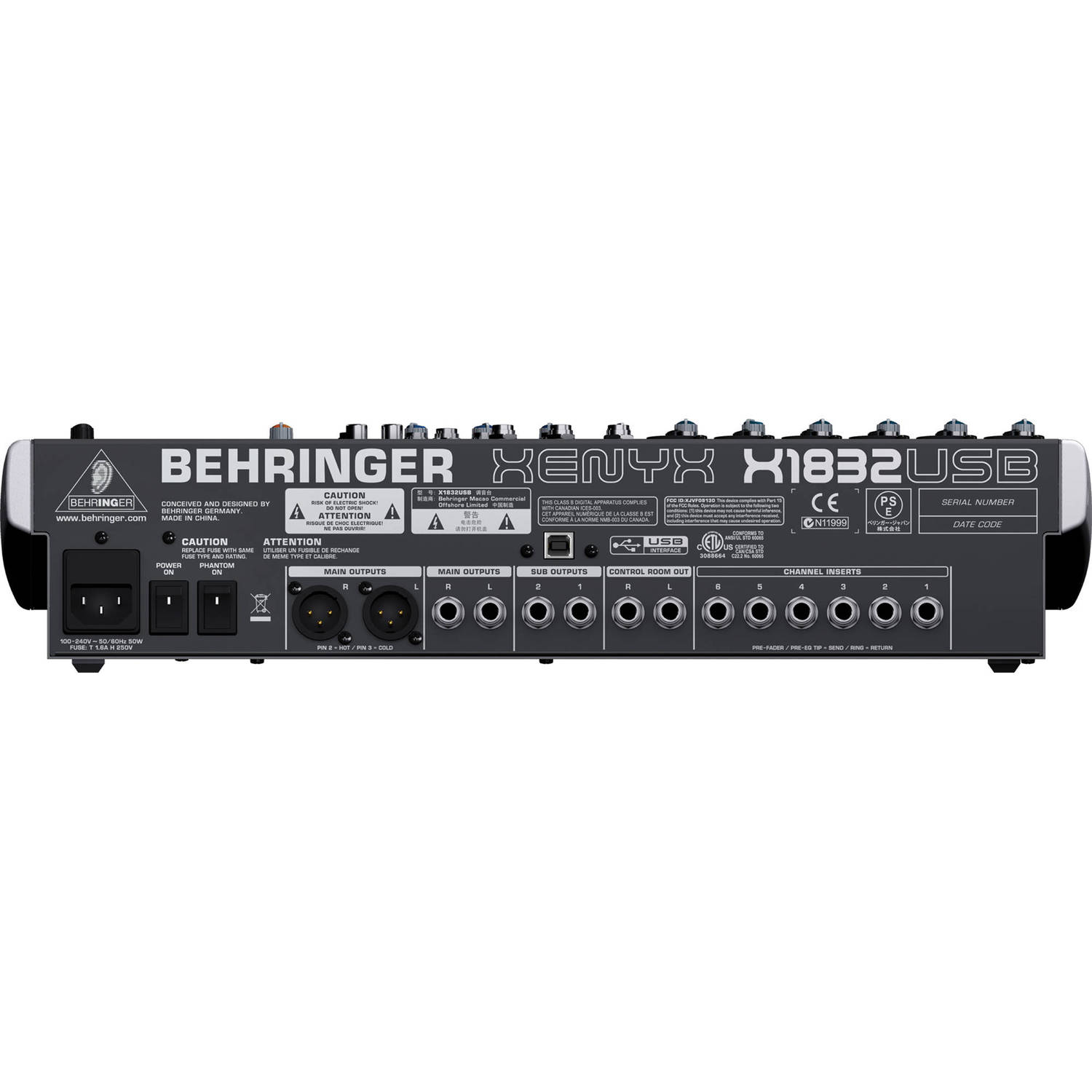 Микшерный пульт Behringer X1832USB