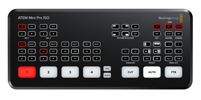 Эфирный видеомикшер Blackmagic Atem Mini Pro ISO