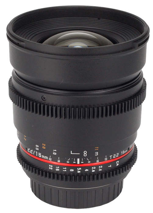 Объектив Samyang 16mm T2.2 ED AS UMC CS VDSLR Nikon F