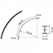 Рельс Logocam L60R95