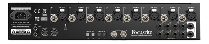 Аудиоинтерфейс Focusrite Clarett 8PreX