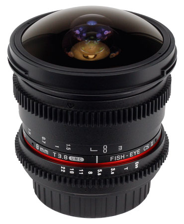 Объектив Samyang 8mm T3.8 AS IF UMC Fish-eye CS II VDSLR Nikon F
