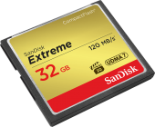 Карта памяти Sandisk 32GB Extreme CompactFlash 120MB/s Карта памяти Sandisk 32GB Extreme CompactFlash 120MB/s