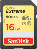 Карта памяти Sandisk 16GB Extreme SDHC UHS-I 90MB/s Карта памяти Sandisk 16GB Extreme SDHC UHS-I 90MB/s