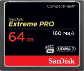Карта памяти Sandisk 64GB Extreme PRO CompactFlash 160MB/s Карта памяти Sandisk 64GB Extreme PRO CompactFlash 160MB/s