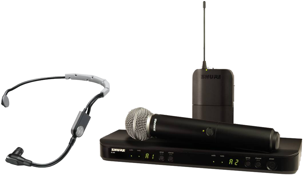 Двухканальная радиосистема Shure BLX1288E/SM35 M17