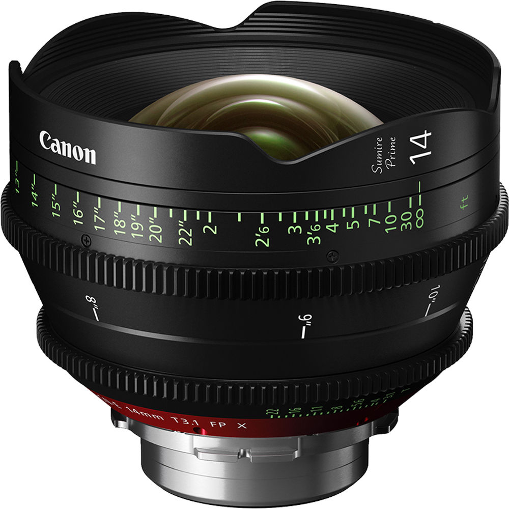 Объектив Canon CN-E14mm T3.1 FP X