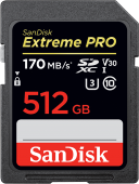 Карта памяти Sandisk 512GB Extreme PRO SDXC UHS-I 170MB/s Карта памяти Sandisk 512GB Extreme PRO SDXC UHS-I 170MB/s