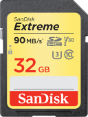 Карта памяти Sandisk 32GB Extreme SDHC UHS-I 90MB/s Карта памяти Sandisk 32GB Extreme SDHC UHS-I 90MB/s