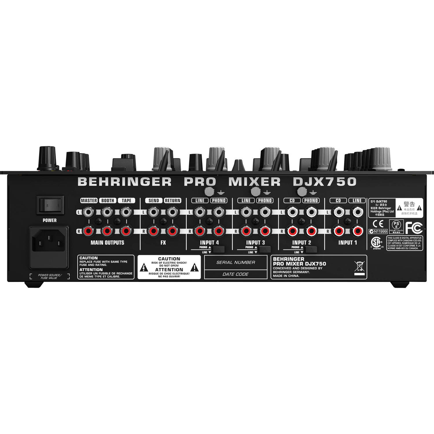 Цифровой микшерный пульт Behringer DJX750