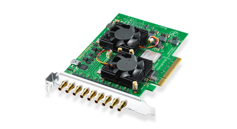 Платы Blackmagic DeckLink используются в системах для создания визуального контента