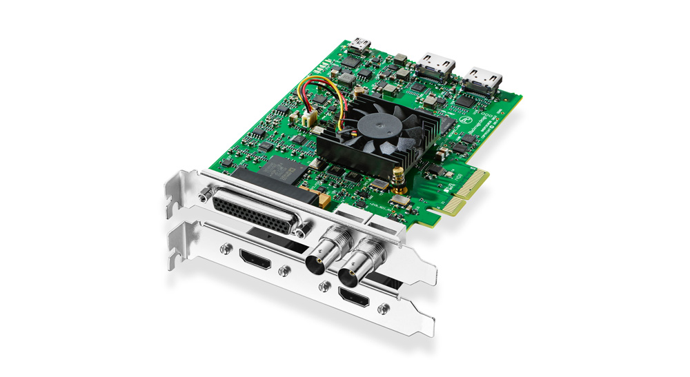 Платы Blackmagic DeckLink используются в системах для создания визуального контента